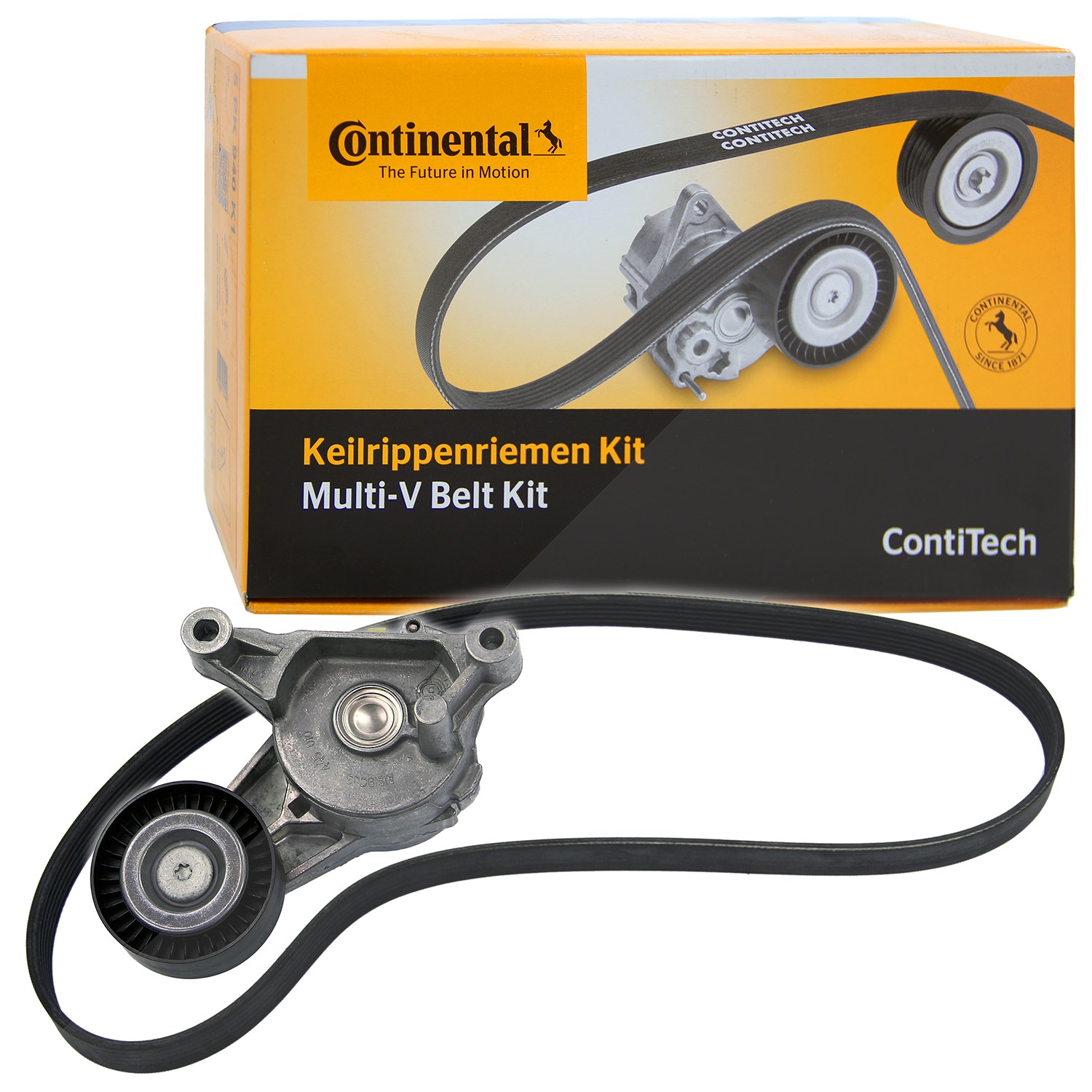 Continental Ctam Keilrippenriemensatz [Hersteller-Nr. 6PK1050K2] für Seat, Audi, VW, Skoda