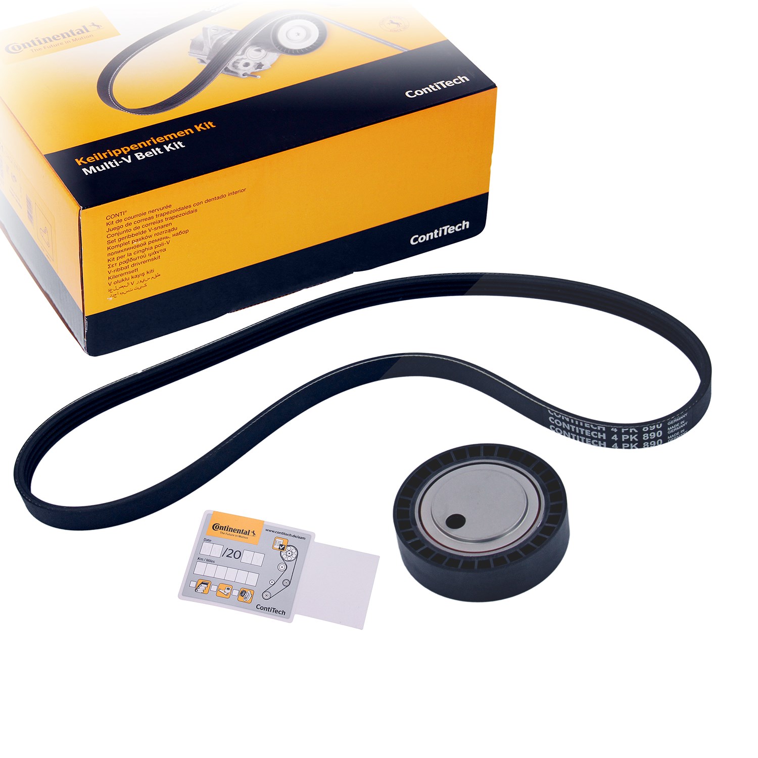 Continental Ctam Keilrippenriemensatz [Hersteller-Nr. 4PK890K1] für BMW