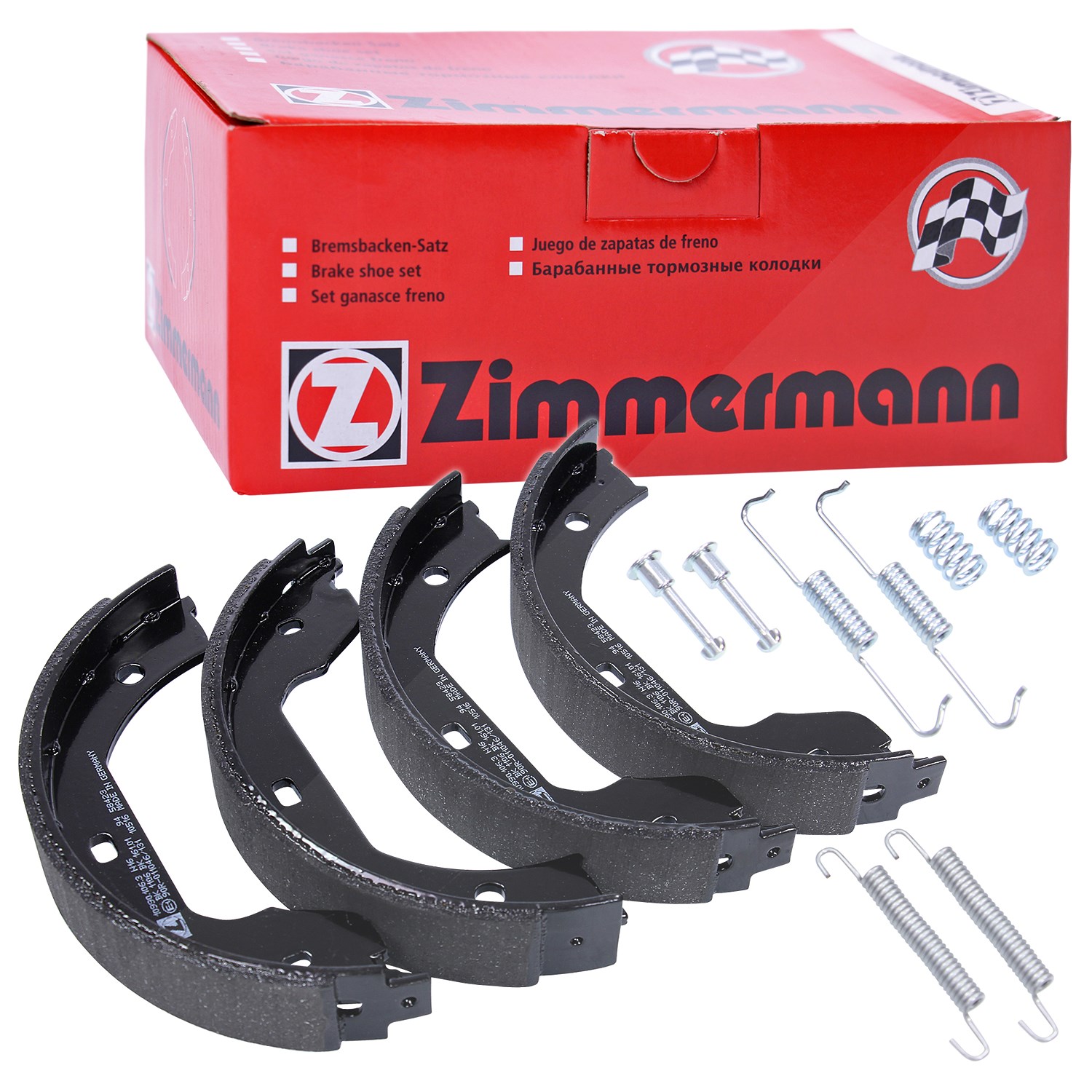 Zimmermann Bremsbackensatz Feststellbremse [Hersteller-Nr. 10990.106.3] für BMW, VW, Citroën