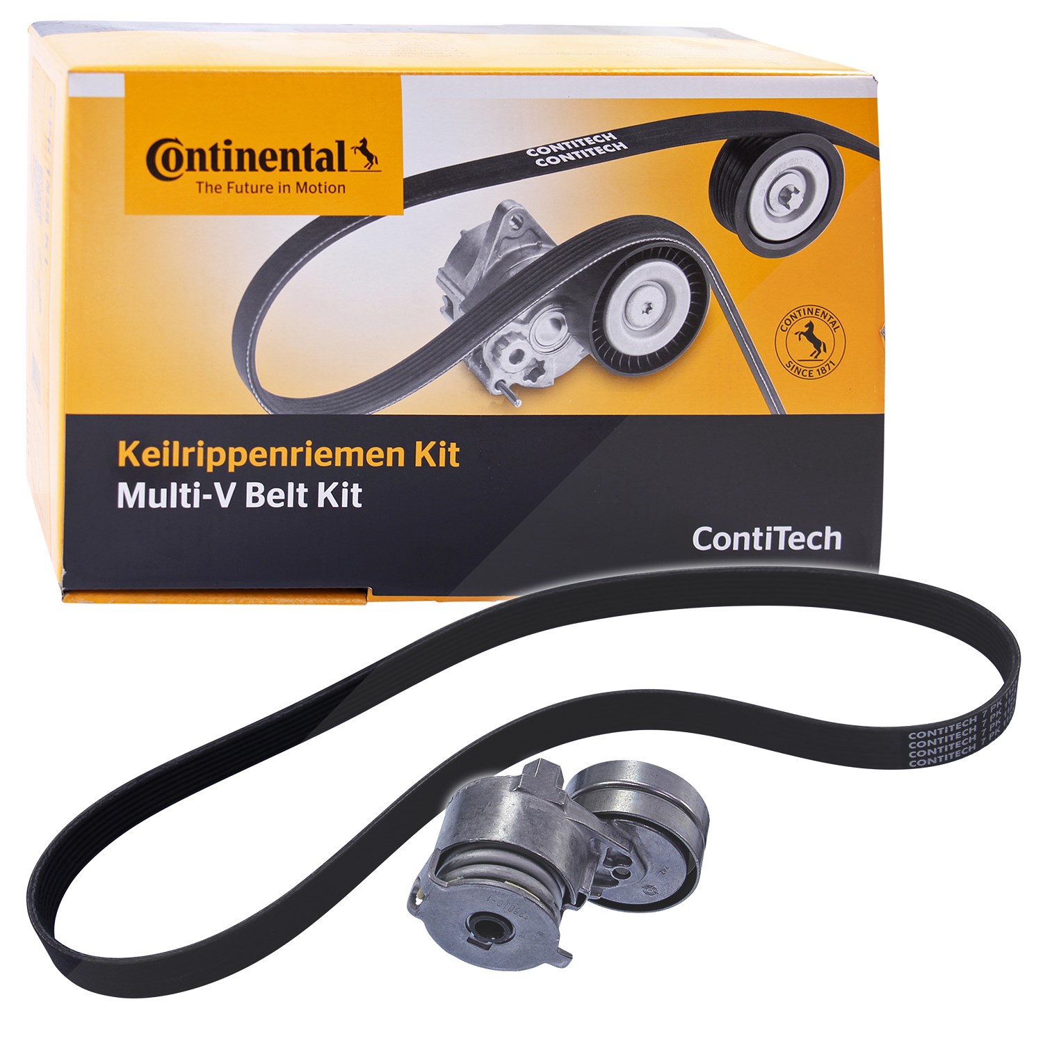 Continental Ctam Keilrippenriemensatz [Hersteller-Nr. 7PK1125K1] für Renault