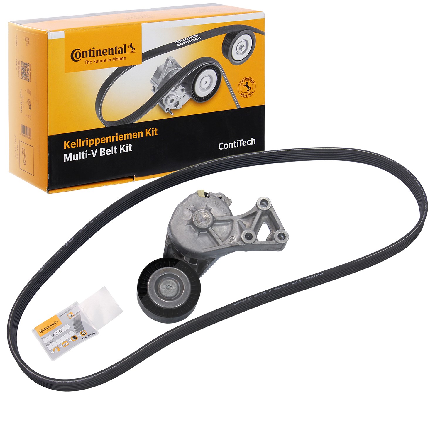 Continental Ctam Keilrippenriemensatz [Hersteller-Nr. 6DPK1195K2] für Seat, Audi, Skoda, Ford, VW