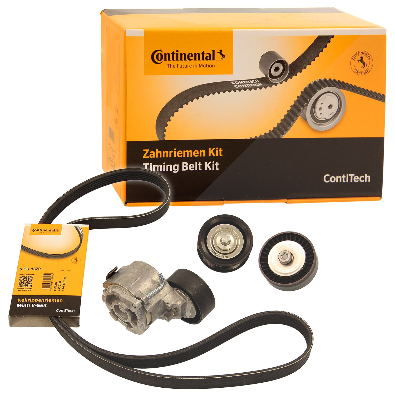 Continental Ctam Keilrippenriemensatz [Hersteller-Nr. 6PK1370K1] für Opel, Vauxhall