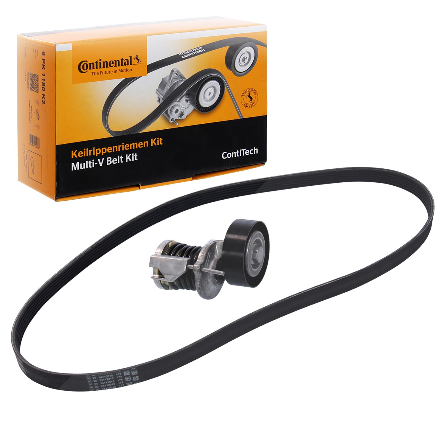 Continental Ctam Keilrippenriemensatz [Hersteller-Nr. 6PK1180K2] für Seat, Skoda, VW