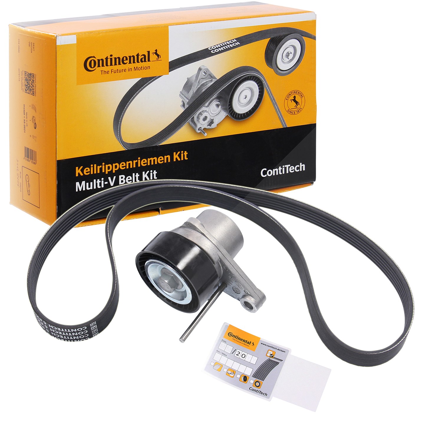 Continental Ctam Keilrippenriemensatz [Hersteller-Nr. 6PK1050K3] für Citroën, Peugeot