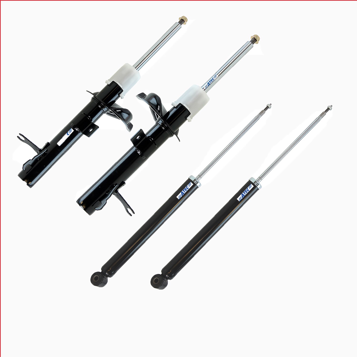 Bestprice 4x Stoßdämpfer vorne+hinten Gasdruck beidseitig [Hersteller-Nr. 10700061] für Ford