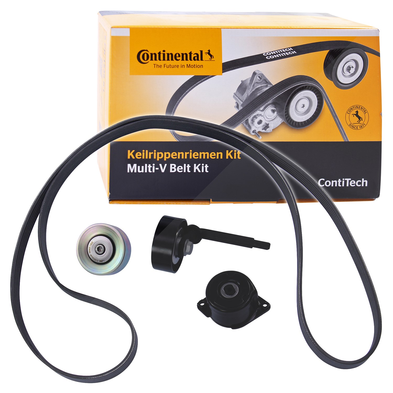 Continental Ctam Keilrippenriemensatz [Hersteller-Nr. 6PK2080K1] für BMW