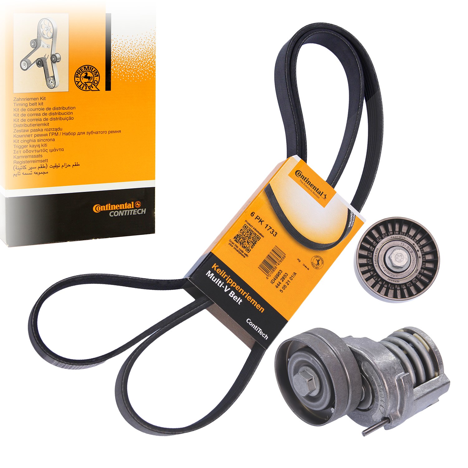 Continental Ctam Keilrippenriemensatz [Hersteller-Nr. 6PK1733K3] für Skoda, Seat, VW, Audi