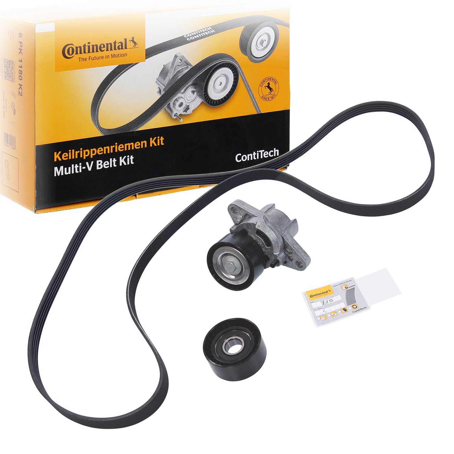 Continental Ctam Keilrippenriemensatz [Hersteller-Nr. 5PK1750K1] für Renault, Dacia