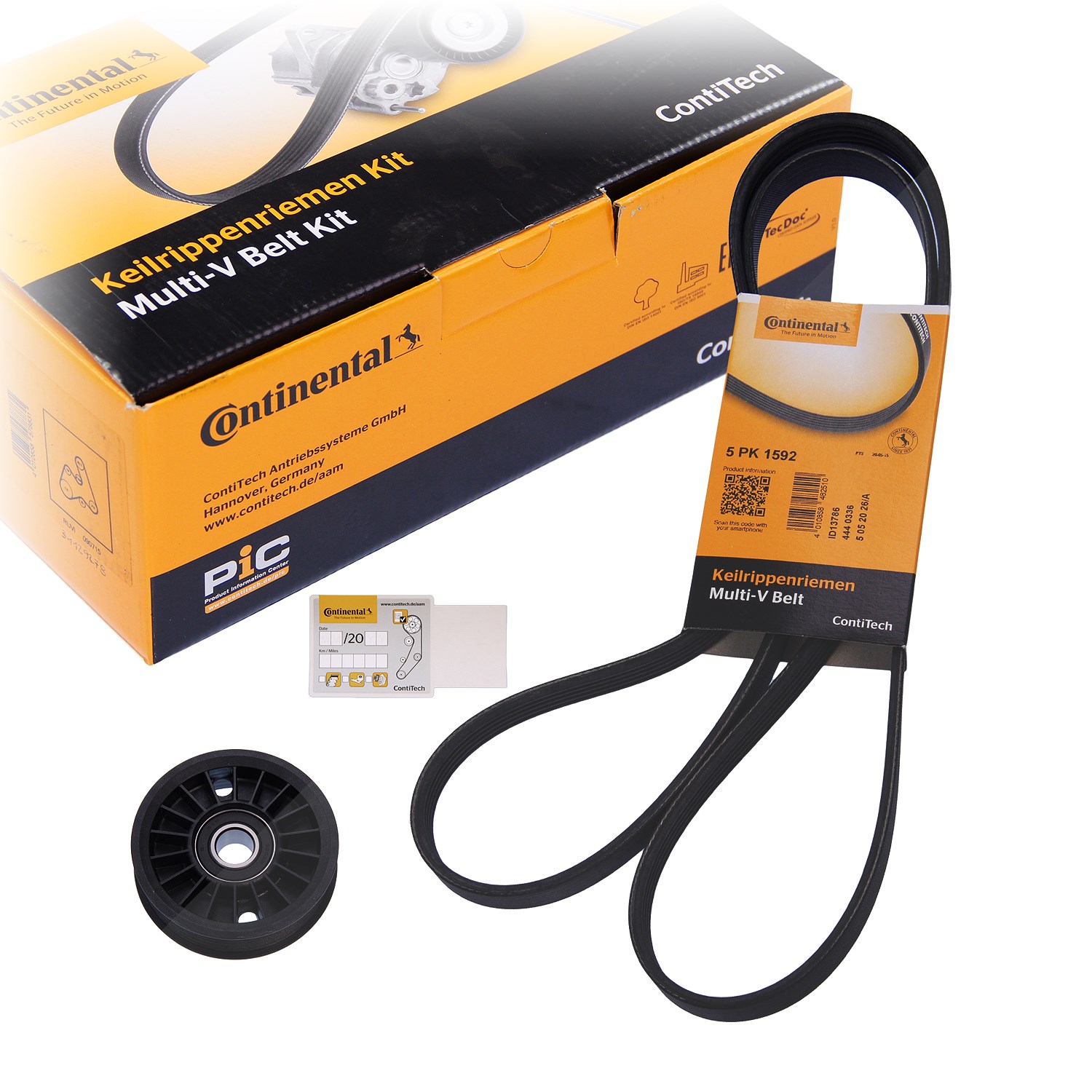 Continental Ctam Keilrippenriemensatz [Hersteller-Nr. 5PK1592K1] für VW, Audi