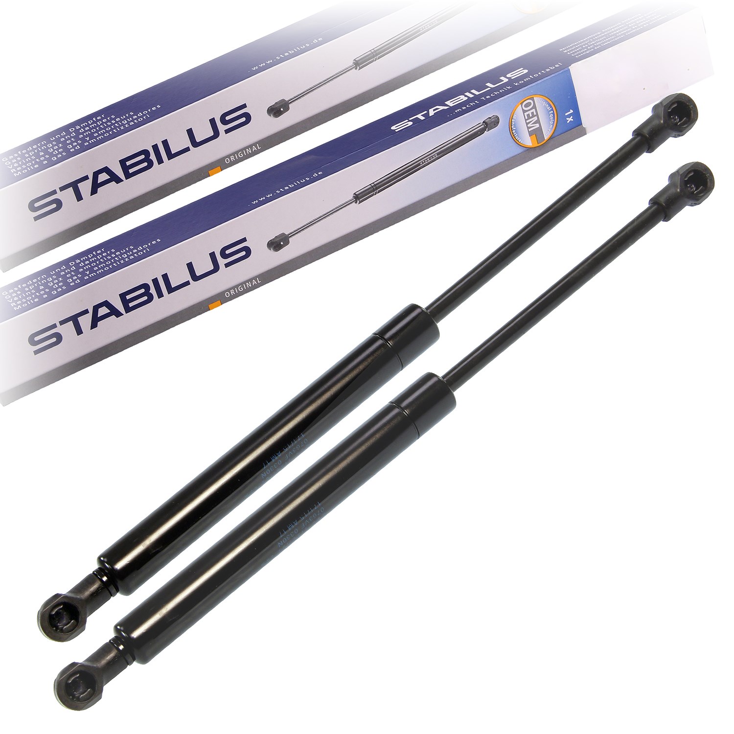 Stabilus 2x Gasfeder, Motorhaube [Hersteller-Nr. 0763VF] für BMW