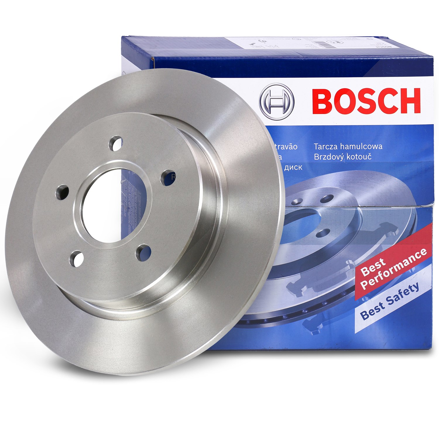 Bosch Bremsscheibe voll hinten [Hersteller-Nr. 0986479763] für Ford
