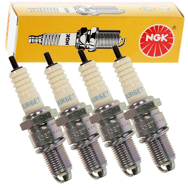 Ngk 4x Zündkerze [Hersteller-Nr. 2876] für Lancia, Seat, Fiat, Audi, VW, Skoda