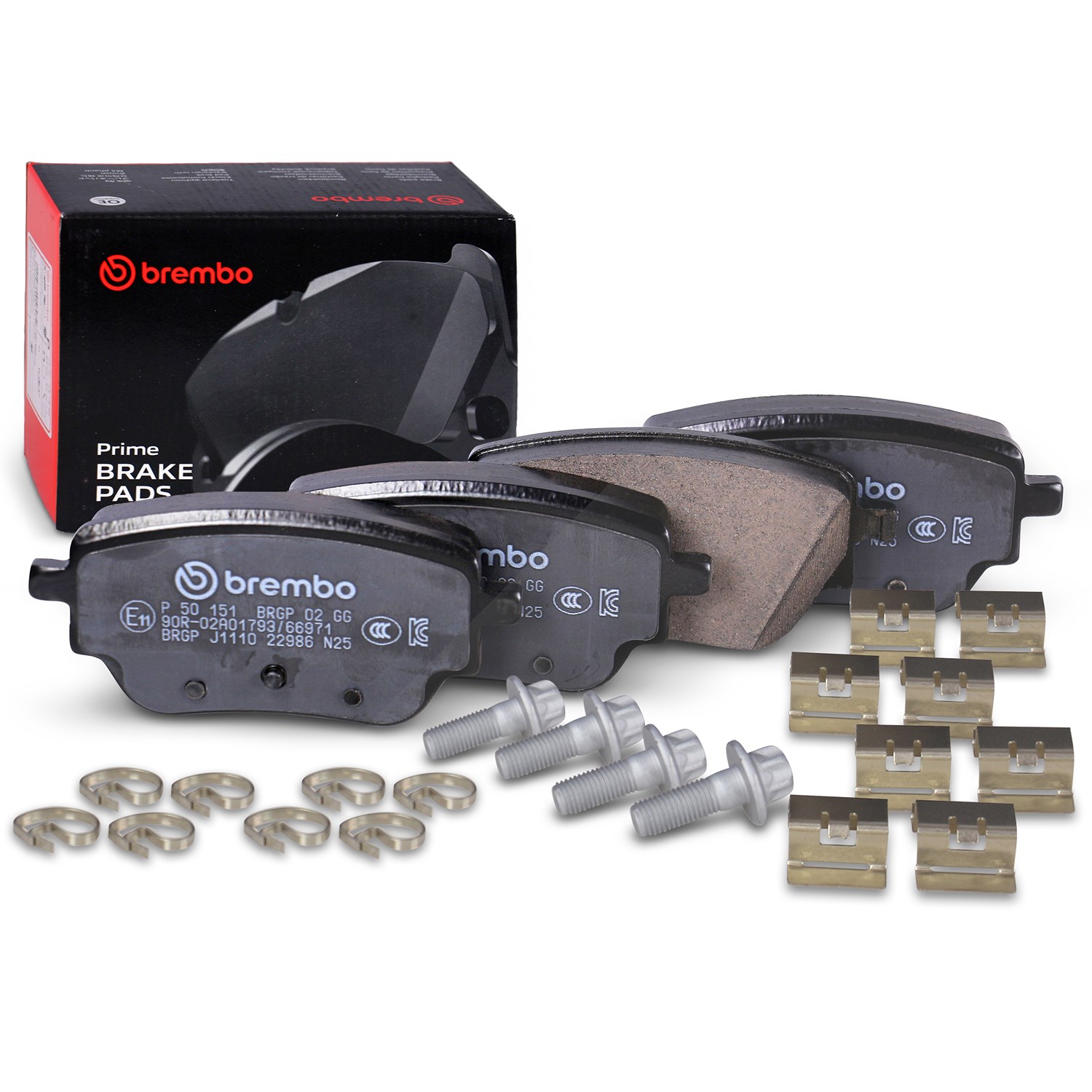 BREMBO P 50 151 Bremsbeläge Hinten für Mercedes A CLA B GLA GLB - Bild 9