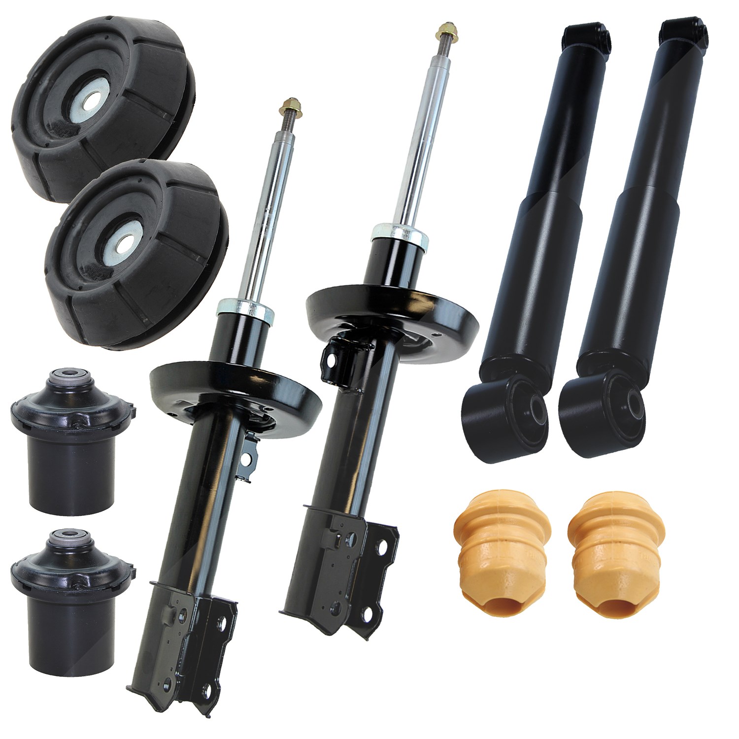 Bestprice 4 Gasdruck Stossdämpfer vorne + hinten [Hersteller-Nr. 10701638] für Opel