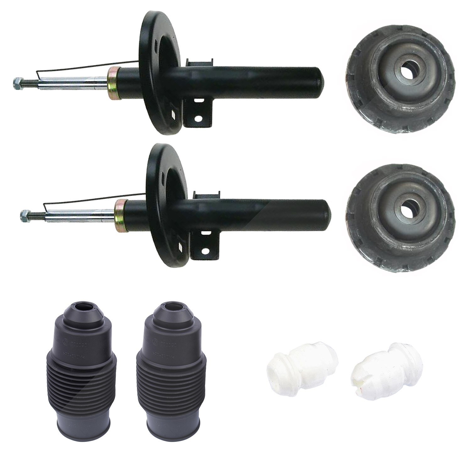 Bestprice 2x Stossdämpfer Set vorne Gasdruck [Hersteller-Nr. 10701647] für Seat, Ford, VW