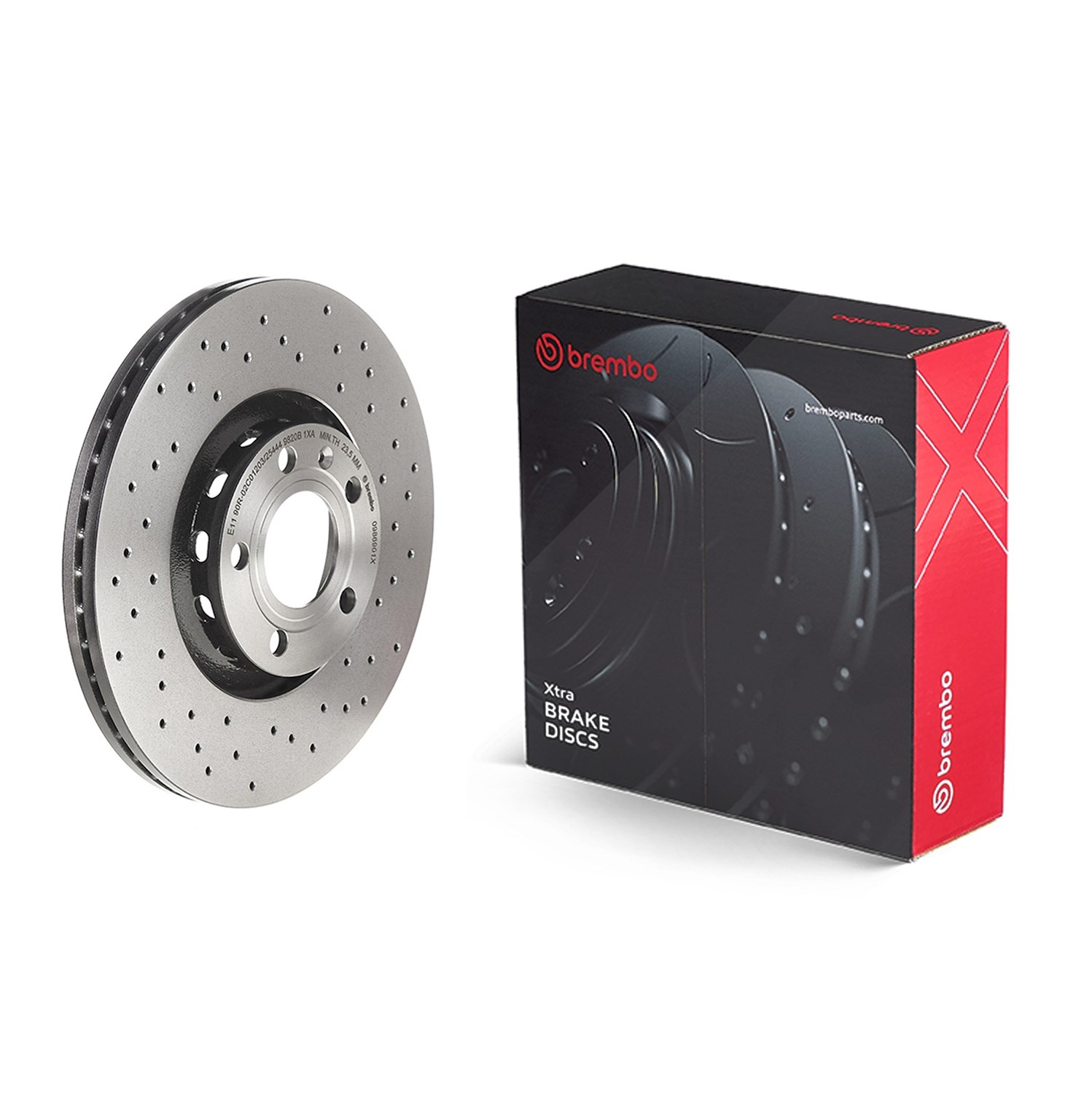 BREMBO 09.8690.1X Bremsscheiben-Rotor | Kompatibel mit: AUDI A4 B6, A4 B6 Avant, A4 B6 Cabriolet, A4 B7, A4 B7 Avant, A6 C5, A6 C5 Avant, SEAT EXEO, EXEO ST - Bild 7