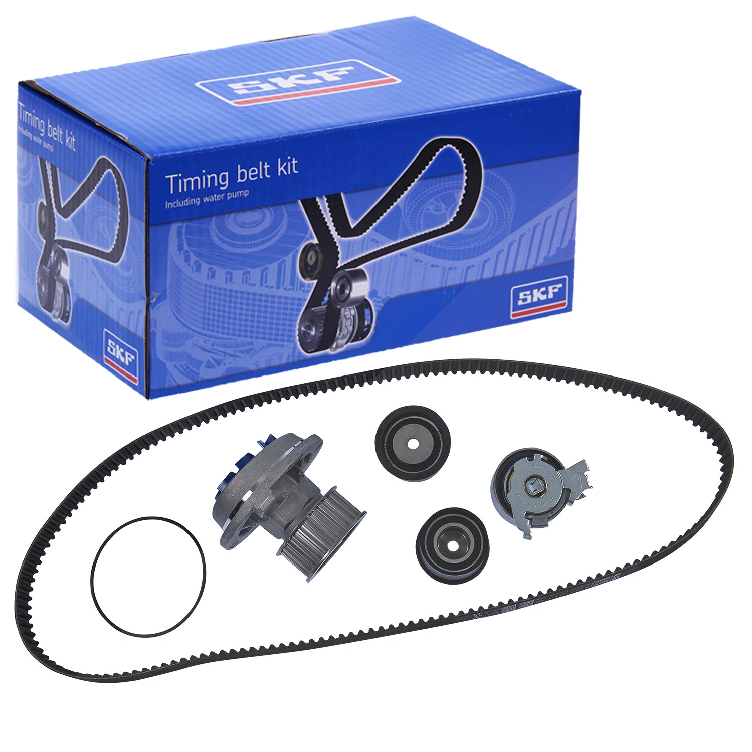 Skf Wasserpumpe + Zahnriemensatz [Hersteller-Nr. VKMC05228] für Opel, Daewoo, Chevrolet, Vauxhall