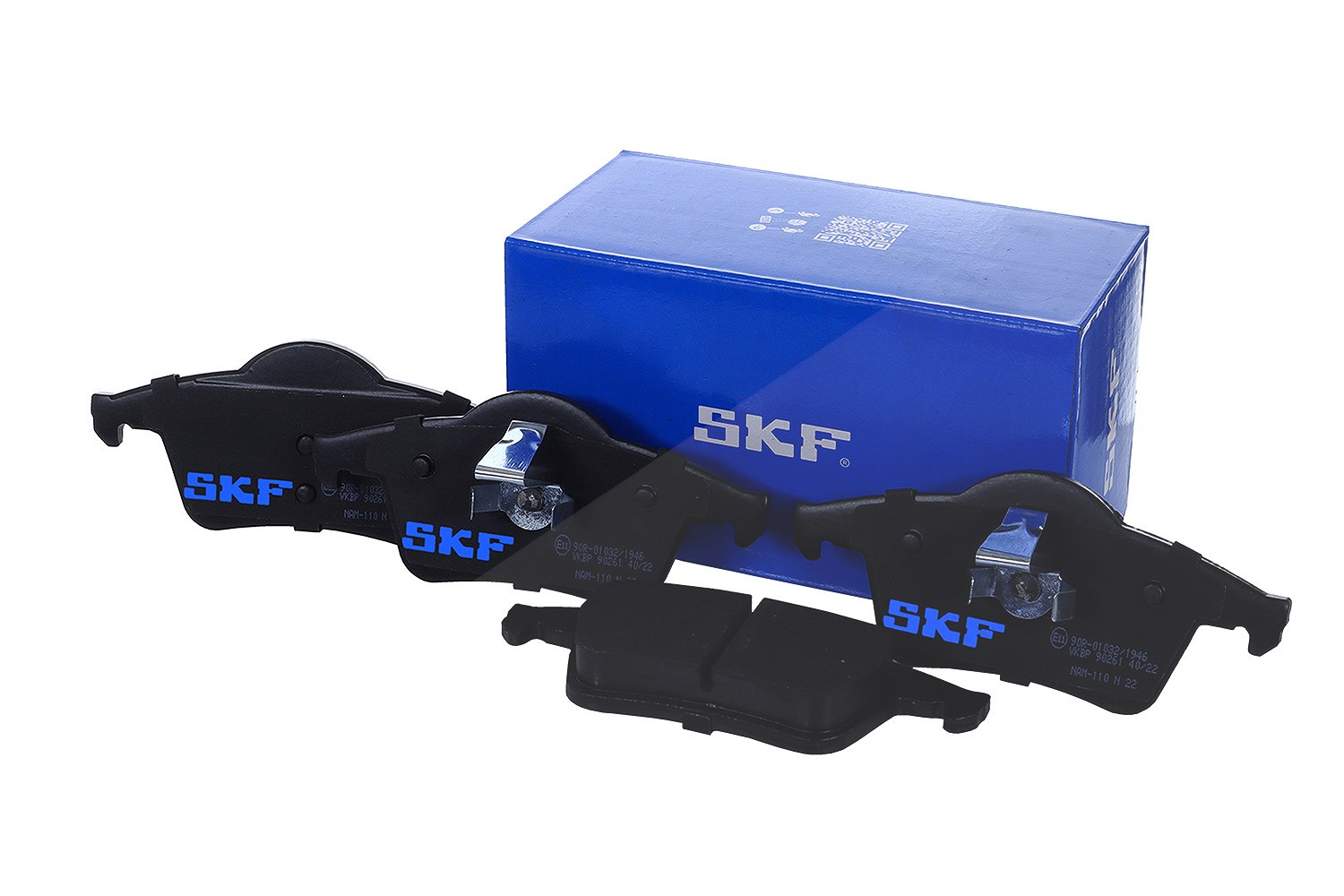 SKF Scheibenbremse Bremsbelag VKBP 90261-4er Set - Position Hinterachse Höhe 73mm Länge 166mm Breite 103mm Dicke 17mm - OE Qualität - Bild 6