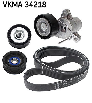 Skf Keilrippenriemensatz Vkma 34218 Für Ford Volvo Mercedes (Changan) - Bild 3