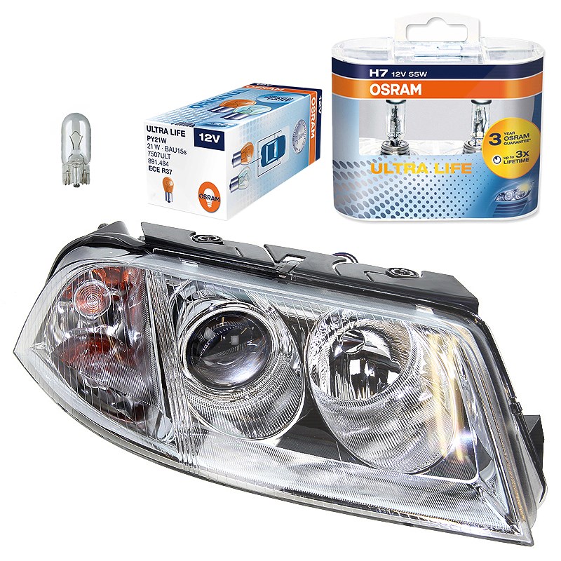 Bestprice 1x Scheinwerfer rechts + Leuchtmittel [Hersteller-Nr. 31178852] für VW