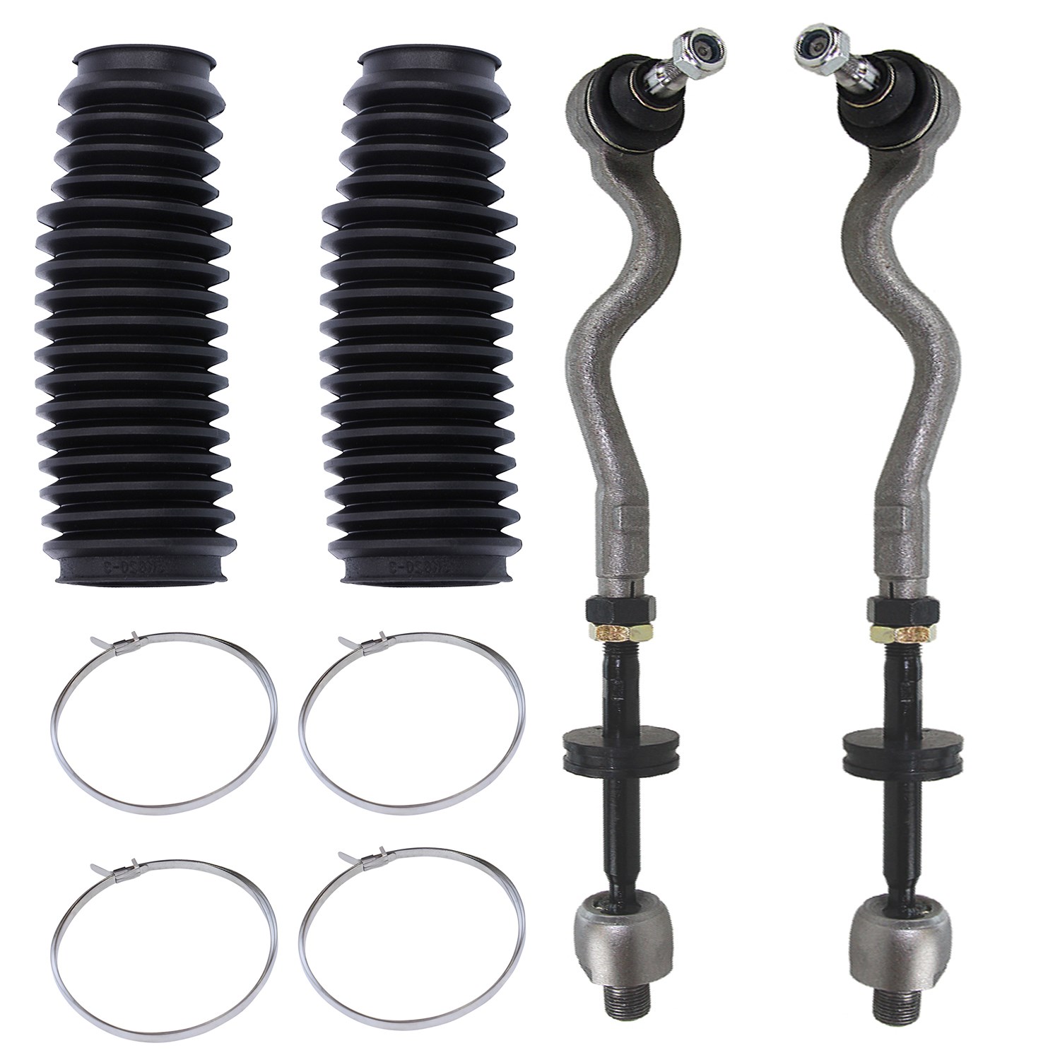 Bestprice 2x Spurstange + Lenkmanschetten [Hersteller-Nr. 10701814] für BMW
