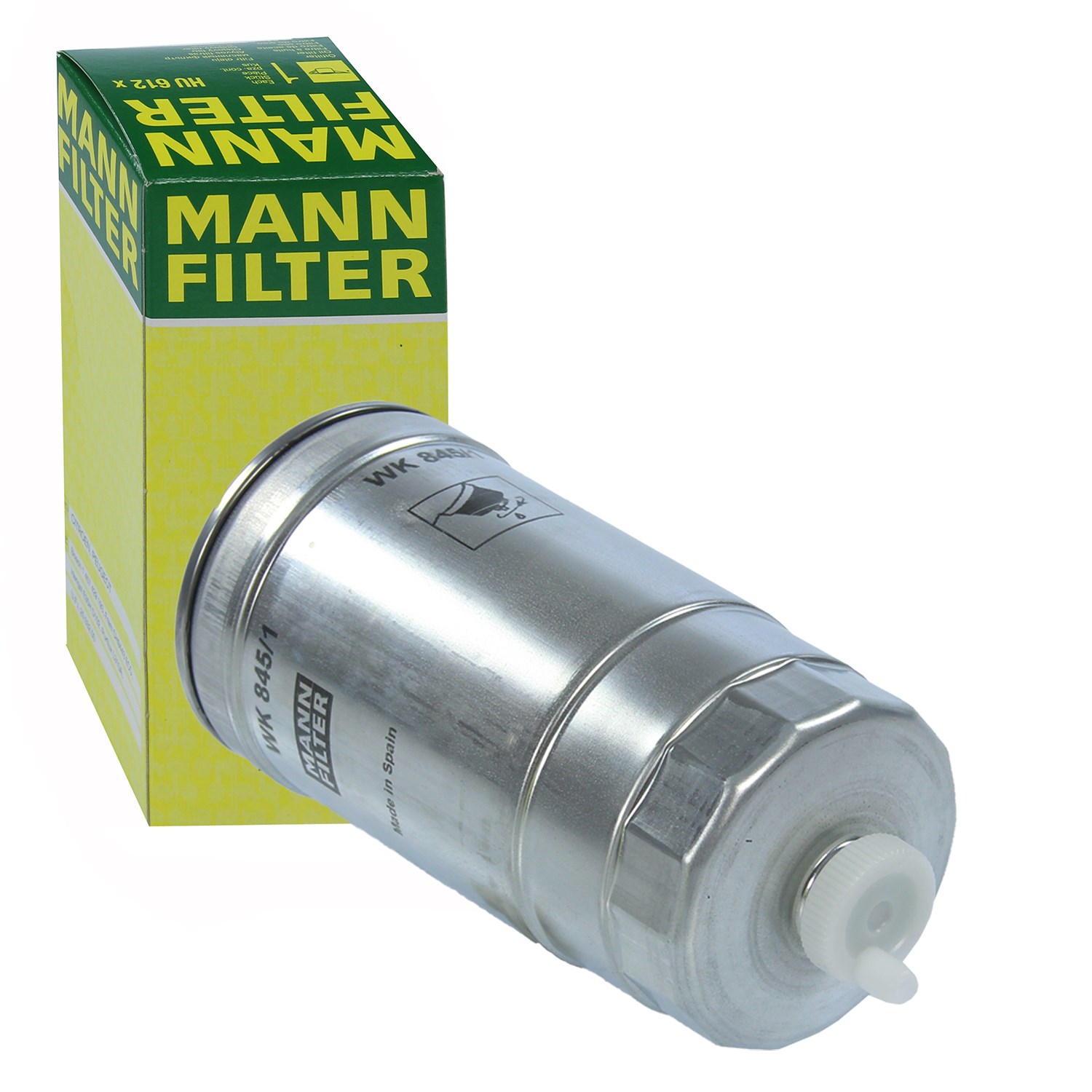 Mann-filter Kraftstofffilter [Hersteller-Nr. WK845/1] für VW, Audi, Volvo