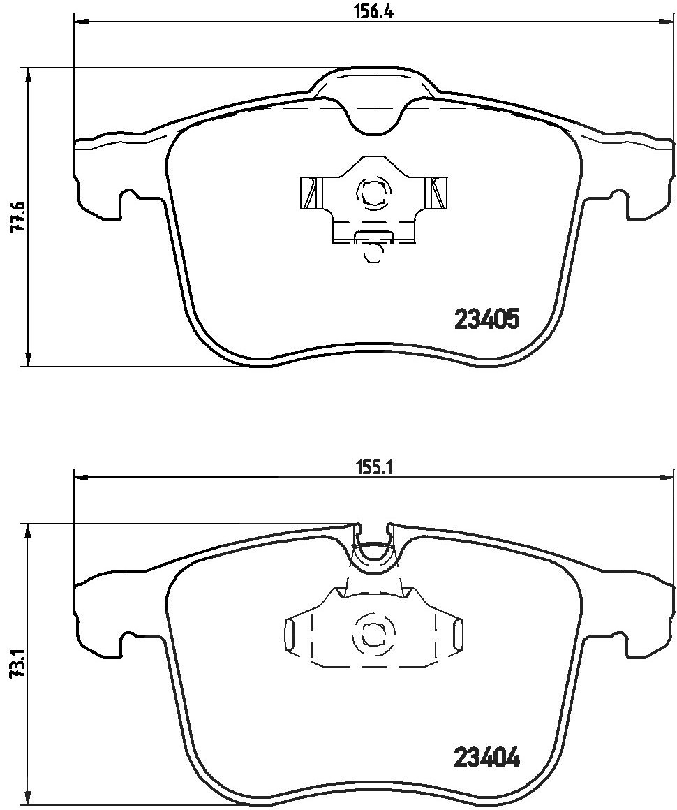 Brembo P59049 Bremsbelagsatz für Scheibenbremse Bremsbelagsatz - Bild 9
