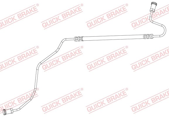 Für QUICK BRAKE QB96.018 Brake Hose QB96.018 Brake pipe/hose flexible rear R (l - Bild 6