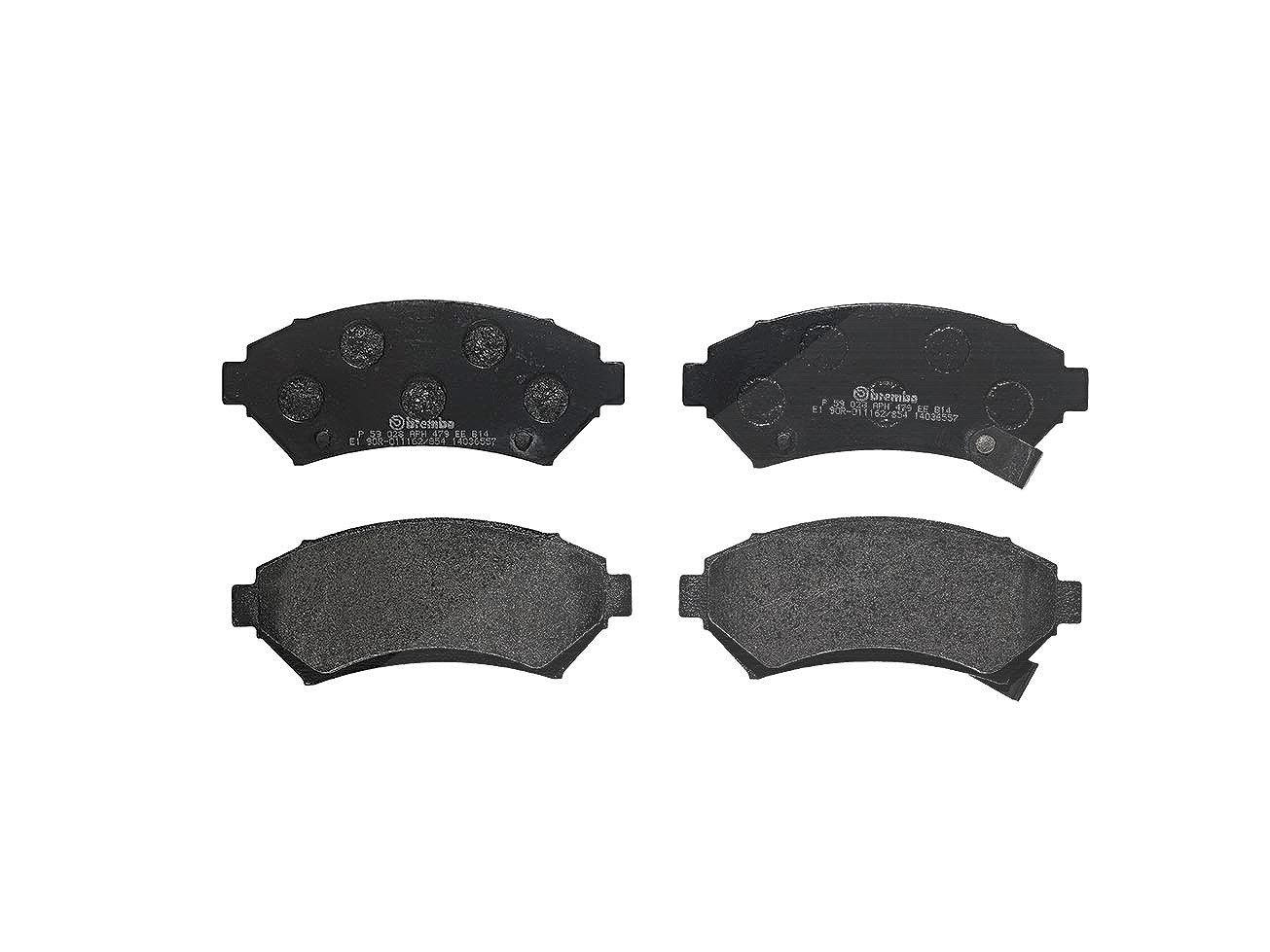 Brembo Bremsbelagsatz, Scheibenbremse [Hersteller-Nr. P59028] für Buick, Mega, Vauxhall, Cadillac, Opel, Pontiac, Chevrolet, Oldsmobile - Bild 5