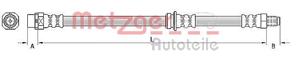 Metzger Autoteile Metzger Bremsschlauch Vorne Links Bmw 3Er E90 E91 E92 - Bild 7