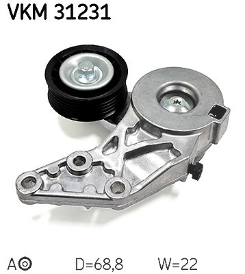 Für SKF VKM 31231 Tensioner Pulley, v-ribbed - Bild 3