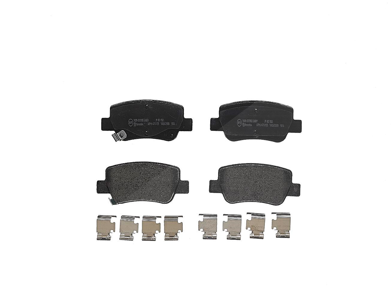 Brembo Bremsbelagsatz Hinten P 83 112 - Bild 10