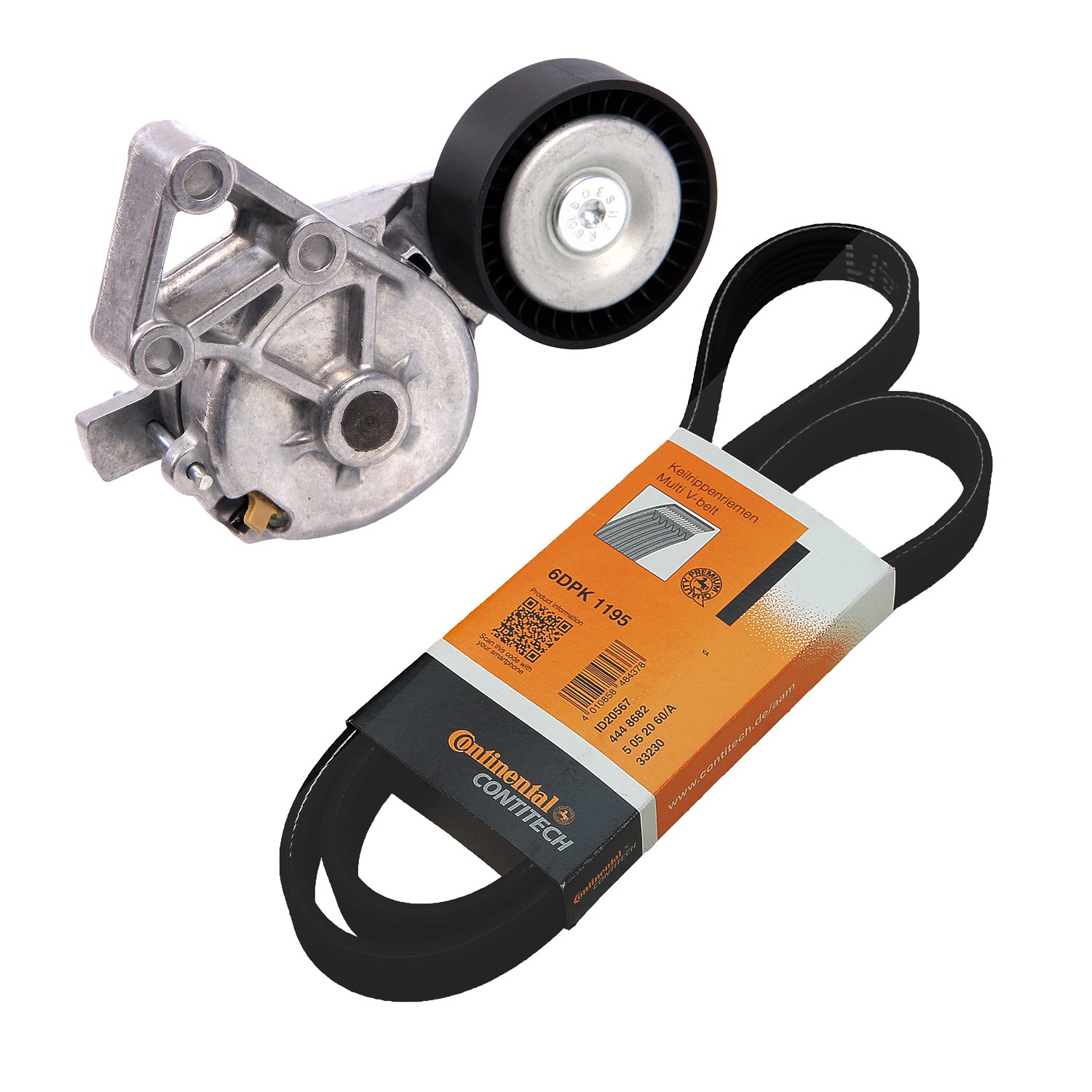 Bestprice Riemenspanner + Keilrippenriemen [Hersteller-Nr. 10710853] für Audi, Skoda, VW, Ford, Seat