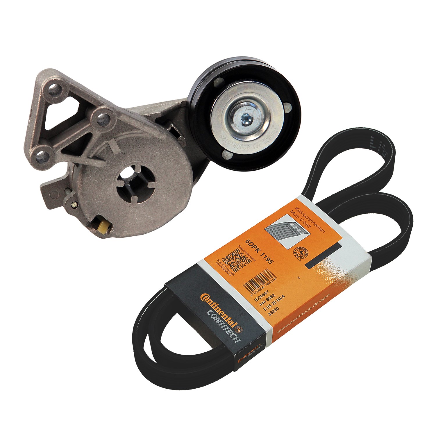 Bestprice Riemenspanner + Keilrippenriemen [Hersteller-Nr. 10710855] für Audi, Seat, Skoda, VW