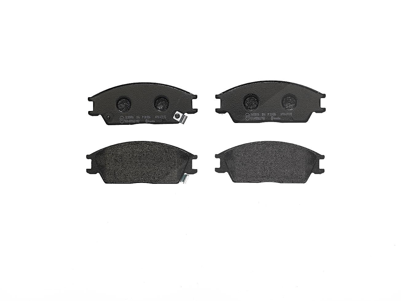 Für BREMBO P 30 024 Brake Pad Set, disc brake P 30 024 Brake pads set front , f - Bild 7