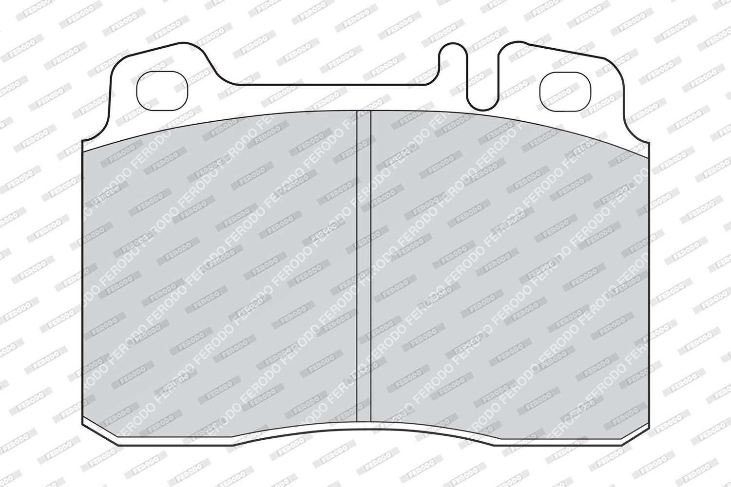 Bremsbelagsatz, Scheibenbremse FDB646 FERODO für MERCEDES-BENZ 190 E-CLASS SL - Bild 4