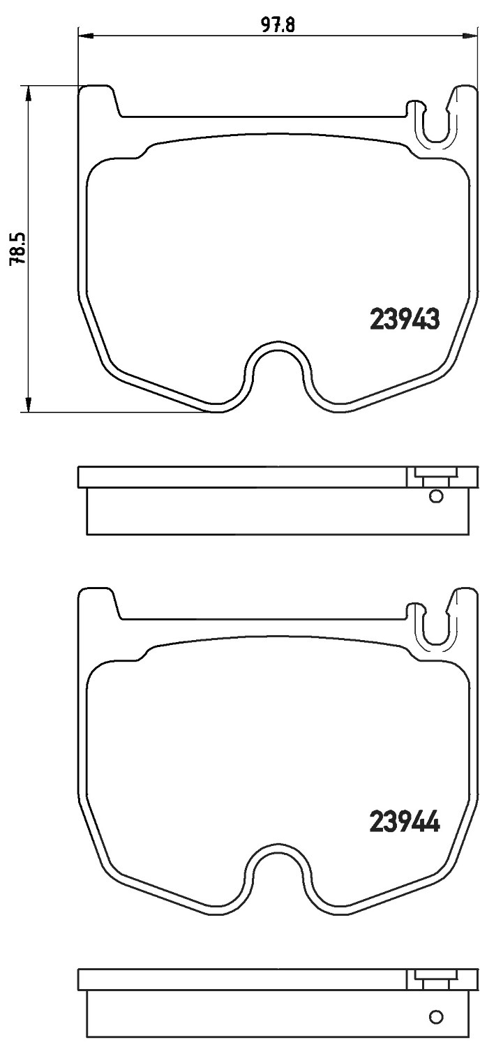 Für BREMBO KLOCKI SZCZEKI CYLINDERKI P 50 062 BRAKE PADS MERCEDES-BENZ - Bild 8