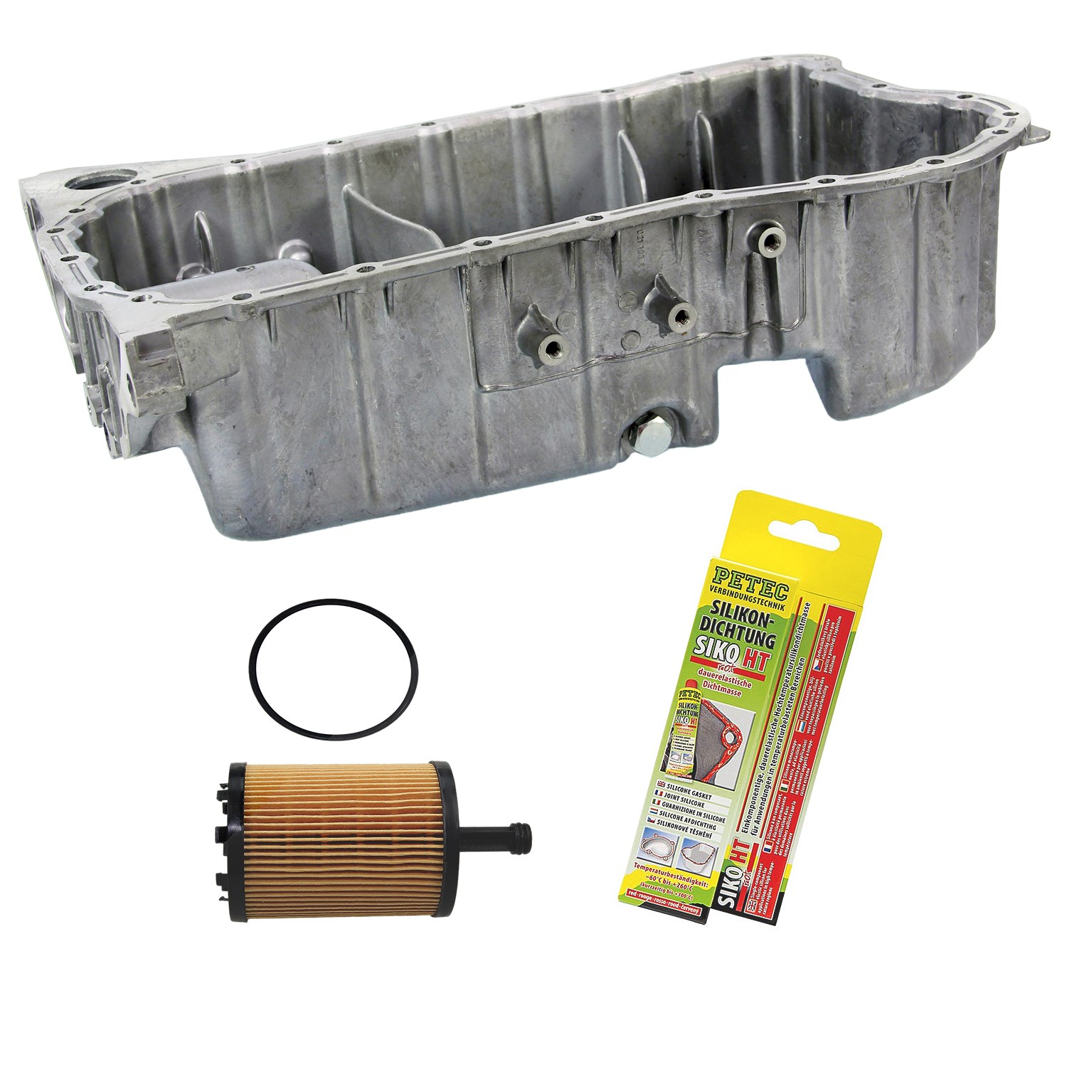Bestprice Ölwanne + Filter + Dichtung [Hersteller-Nr. 10710919] für Seat, VW