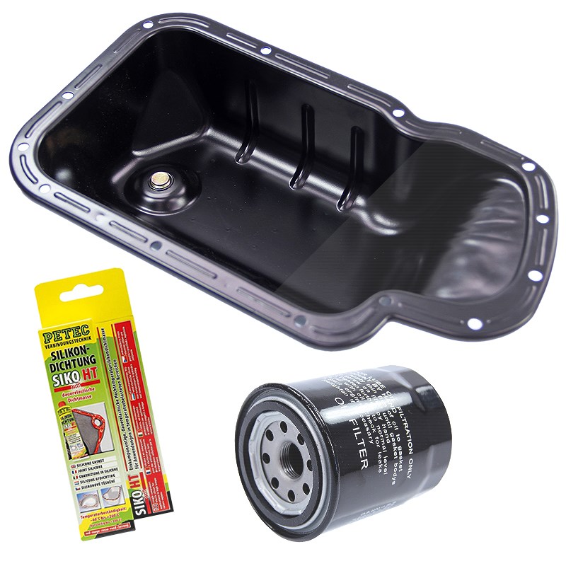 Bestprice Ölwanne + Filter + Dichtung [Hersteller-Nr. 10710922] für Citroën, Fiat, Peugeot