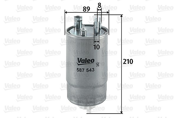 Valeo Kraftstofffilter [Hersteller-Nr. 587543] für Ford, Fiat