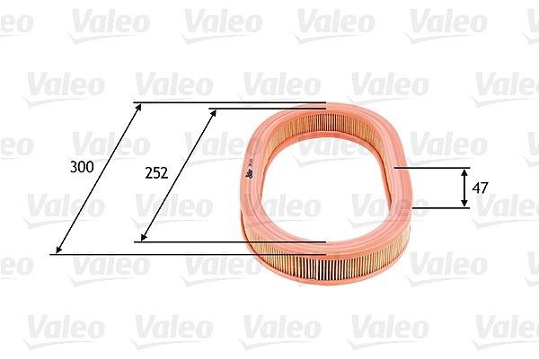 Valeo Luftfilter [Hersteller-Nr. 585674] für Ford