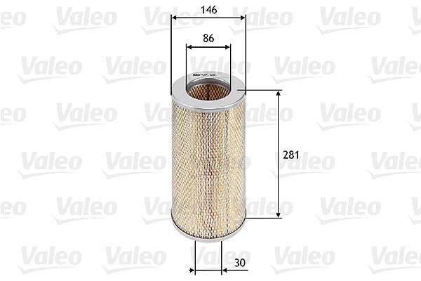 Valeo Luftfilter [Hersteller-Nr. 585680] für Toyota, Metrocab