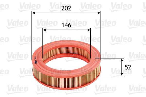 Valeo Luftfilter [Hersteller-Nr. 585717] für Ford