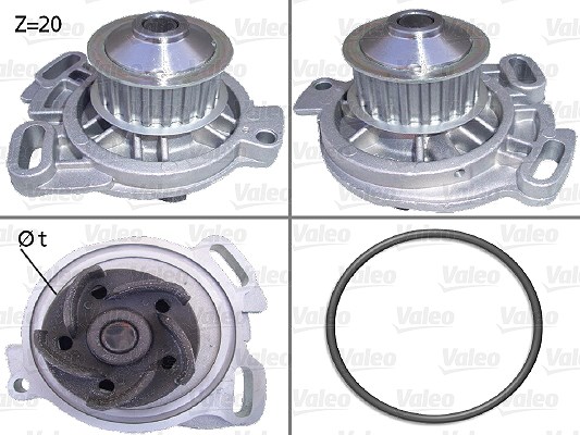Valeo Wasserpumpe [Hersteller-Nr. 506105] für Volvo, VW, Audi