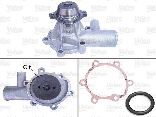 Valeo Wasserpumpe [Hersteller-Nr. 506133] für Saab