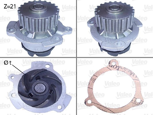 Valeo Wasserpumpe [Hersteller-Nr. 506151] für Lada
