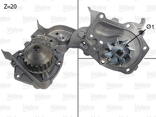 Valeo Wasserpumpe [Hersteller-Nr. 506564] für Renault, Dacia