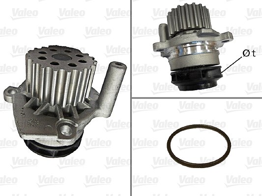 Valeo Wasserpumpe [Hersteller-Nr. 506974] für VW, Audi, Skoda, Seat