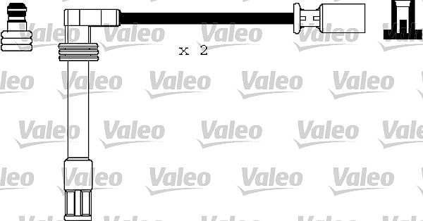 Valeo Zündleitungssatz [Hersteller-Nr. 346126] für Audi, VW