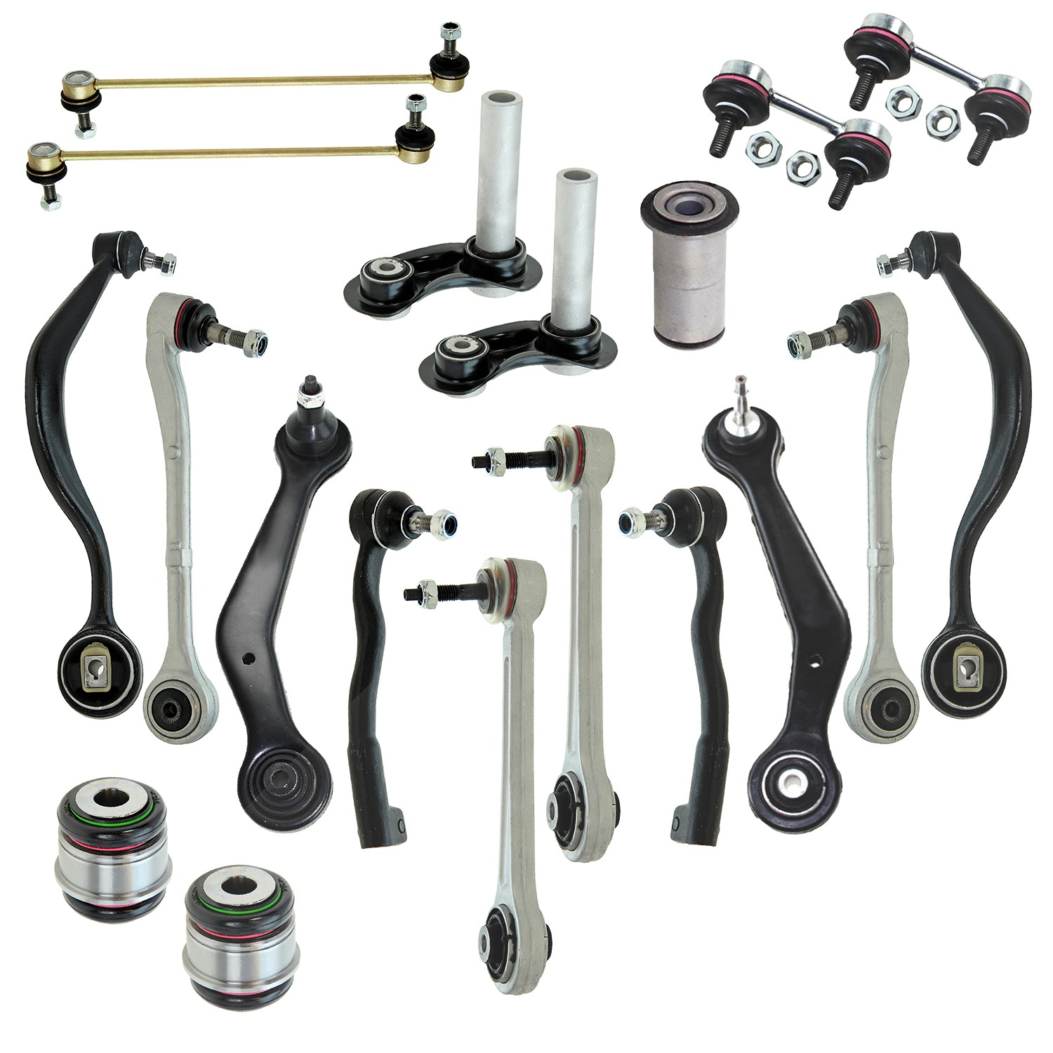 Bestprice Querlenkersatz Vorne+Hinten 19-tlg [Hersteller-Nr. 31274890] für BMW